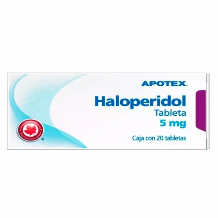HALOPERIDOL 5MG CON 20 TABLETAS (GI HALDOL) APOTEX